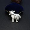 Unisex Sheep Brooch for Women Men Cute Year of The Goat Animal Pin Durable Alloy for Daily Wear Office Party Gift
