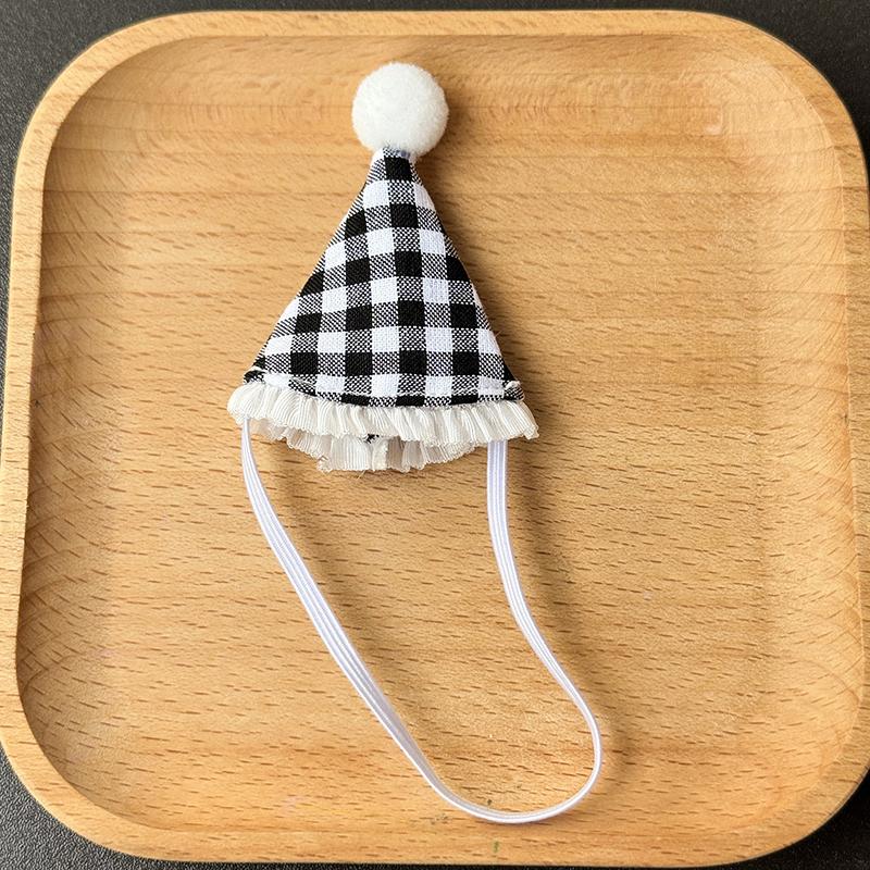 

Милая шляпа для куклы, мини-шляпы на день рождения, головные уборы, мультяшный декор для куклы своими руками, игрушка для детей чёрный