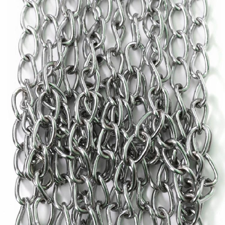 Heavy Duty Metal Chain Basketball Net Standard Braided Metal Chain Basketball Net Goal Training Basketball Net