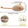 Hot 12PCS Interactive Plush Rat And Cat Toys With Durable Linen Perfect For Pet Safe For Indoor Play Pet Toys