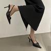 2025 Women Shoes Pumps Sandals Spring Fashion Pointed Toe Slingbacks Female Footwear Summer Ladies Shallow Shoes High Heels