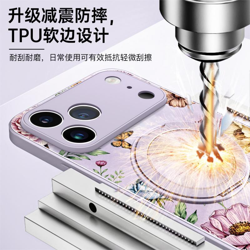 Applicable To Apple 17promax Mobile Phone Case, New iPhone14 Case 15pro Hand Rope Ip16 Bracket 13pro.