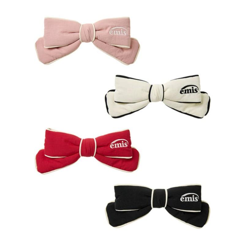 

EMIS NYLON PADDED RIBBON HAIRPIN PINK