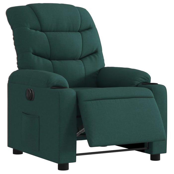 VidaXL Fauteuil Inclinable Électrique, Chaise de Relaxation avec Dossier, Siège avec Accoudoirs, Fauteuil TV de Salle de 3206633