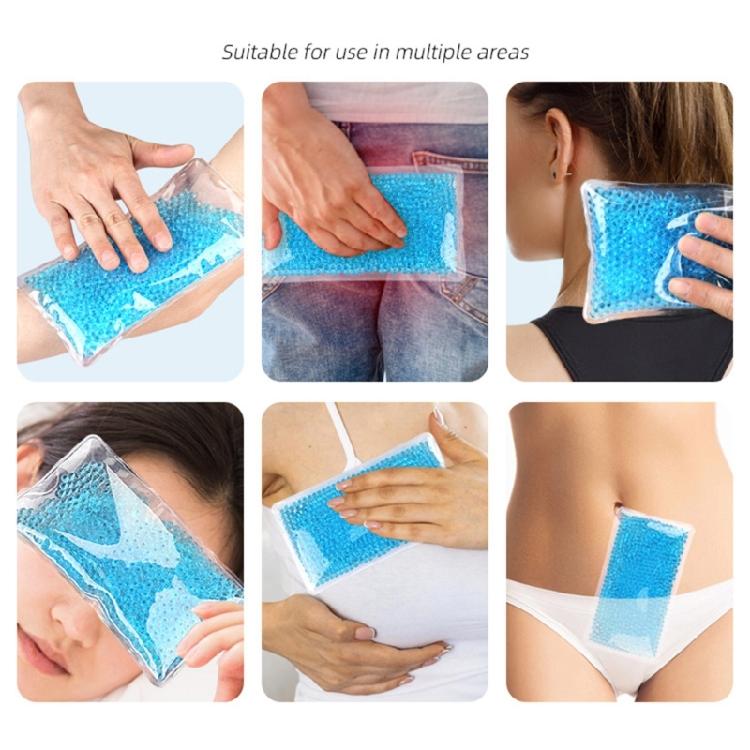 Hot/Cold Reusable Gel Bead Pack Hot and Cold Compress for Knees,Ankles,Arm,and Back Hot Cold Packs for Headach Injuries