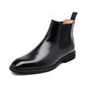 Übergröße Herren Casual Business Büro Chelsea Boots Slipper Schuhe Eckige Zehen Cowboy Original Lederstiefel Designer Knöchel Botas