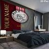 AFC Ajax Custom Name Wall Tapestry Aesthetic Wall Hanging Printed Fabric Blanket Decorative Tapestries for Bedroom Living Room Home Decor