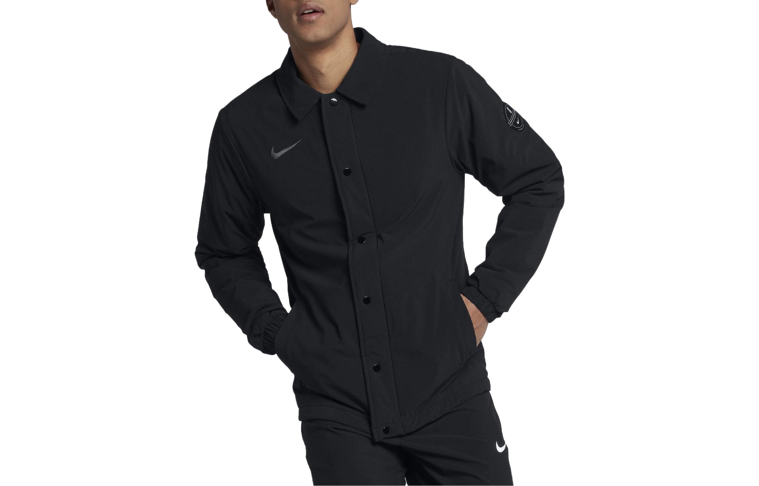 Nike Jackets Men s Black Lapel Moderate Other 890654-010 S