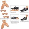 Classic Wooden Shoe Shaper With Spring Function Ideal For Leather Shoes Of Various Sizes