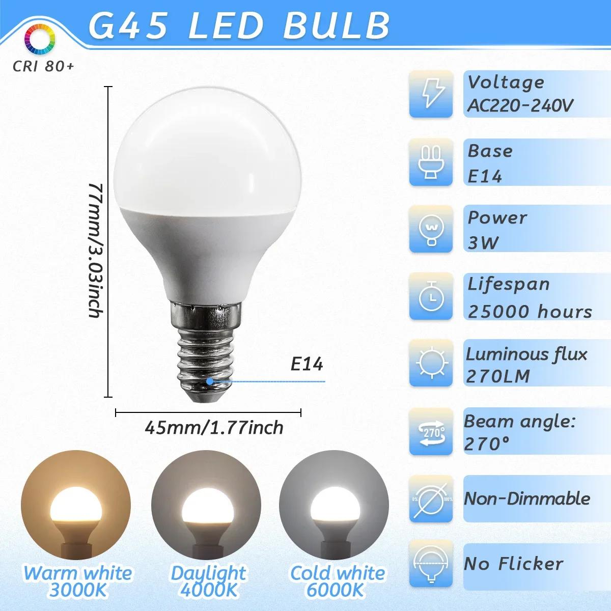 

20PCS E14 LED Candle Bulb LEDs Lamp RA80+ 3W 7W 9W Indoor Warm Cold White Natural Light AC220V 240V Bulbs Home Decor Chandelier Cold white 6000K