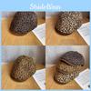 Fashionable Retro Splice Design Leopard Print Women Casual Beret Daily For