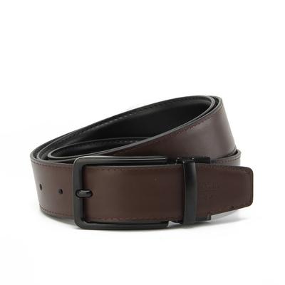 Dornschließe Herren Gürtel Echtes Rindsleder Koreanisch Business und Casual Zweite Schicht Rindsleder Gürtel Herren Gürtel