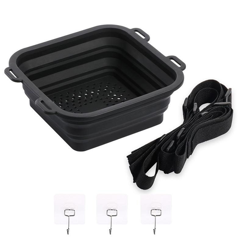 

Фильтр для душа Дождевой душ Фильтр для душа Ледяная ванна Складная портативная охлаждающая душевая лейка Бытовая ванна Вода Быстрая вода Тепло Сброс чёрный