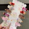 1/3/5/10Pcs Kawaii 3D Popsicle Hair Clips Cute Resin Ice Cream Hairpins Summer Sweet Bangs Clip Girls Hair Accessories