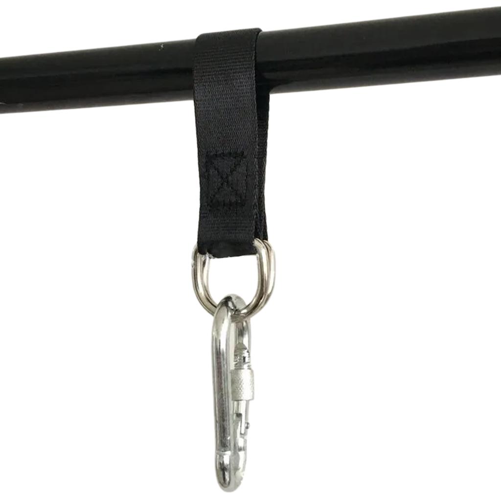 Robuste Schlosskarabiner Schwinggurte Schnell & Einfach zum Aufhängen von Hängematten Baumschaukel Aufhänggurte Outdoor Schaukelgurte