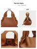 Polene Cloud Bag: Französische Nische Damen Retro Europäische & Amerikanische Handtasche, Unterarm Schulter & Crossbody Tasche, Leichter Luxus Mode.