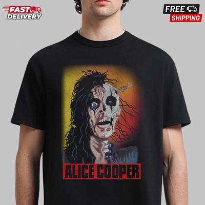 Alice Cooper Music Tour 2025 T-Shirt Ver12 Family Fans Gift T-Shirt Unisex T-Shirt