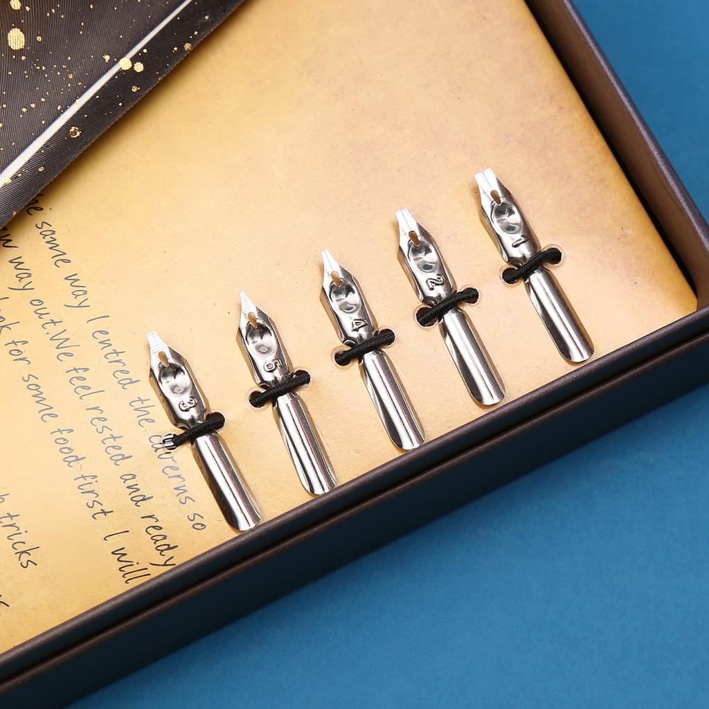 Magic Gem Quill Retro Dipping Pen Set Men'S And Women'S Birthday Gifts Graduation Gifts