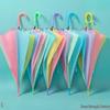Long-Handed Transparent Umbrella with UV Protection for Women & Kids