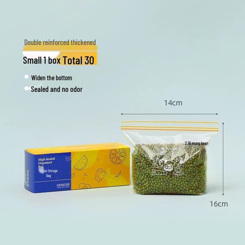ZISIZ Self-Sealing Food Storage Freezer Bags