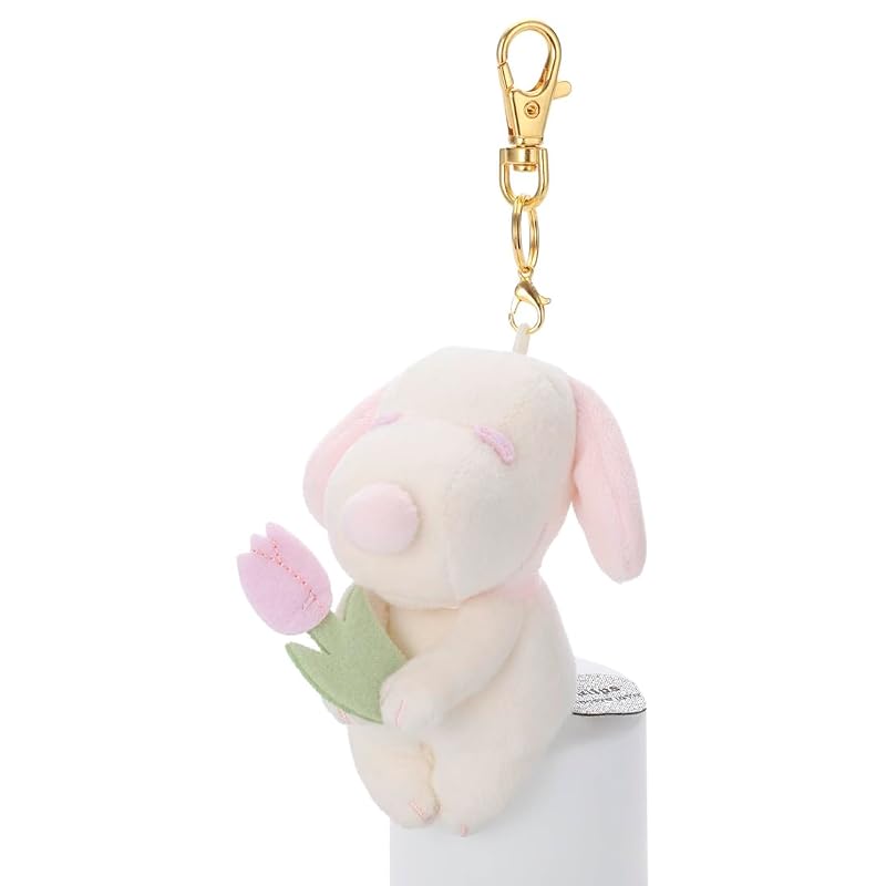 Takara Tomy Arts Peanuts Chokkori Thank You Mascot Snoopy (Tulip) Height: Approx. 10cm
