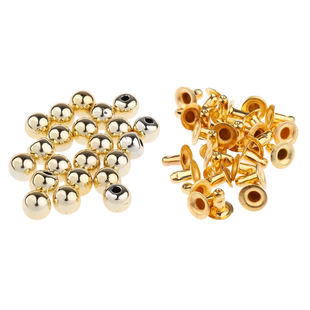Faux Pearl Studs Decorative Rivet Buttons Plastic Beads Garment Accessories for DIY Crafts Clothes