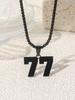 1PC Stainless Steel Athletes Soccer Lucky Number Necklace for Boys Girls Football Basketball Number Necklace for Men Women