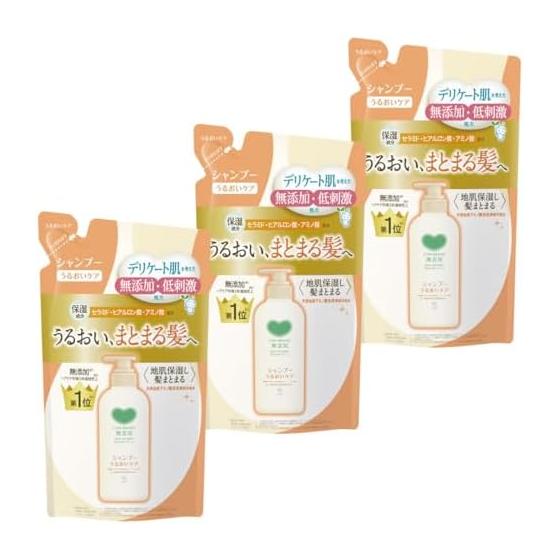 Cow Brand Additive-free Shampoo Moisture Care Refill 3P