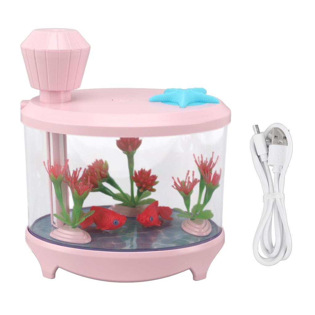 Micro Landscape Humidifier Fish Tank Modeling Ultra Sound USB Low Noise Essential Oil Aromatherapy