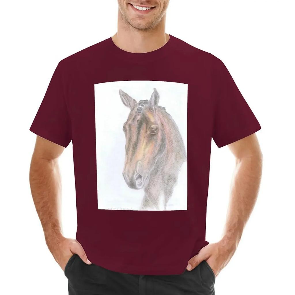 Dressage horse portrait from the side T-shirt graphics edition graphic t-shirts pack