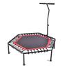 XINRUISTR 48-inch Hexagonal Trampoline with Adjustable Handrail