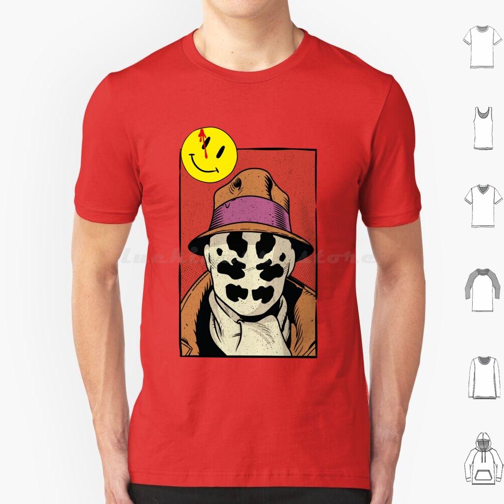 WatchmenRorschach T Shirt 6xl Cotton Cool Tee Rorschach Watchmen Comics Vintage Classic Retro Textured Comic Walter Joseph