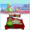 Ensemble de literie Grinch en tissu polaire doux pour chambre à coucher moderne