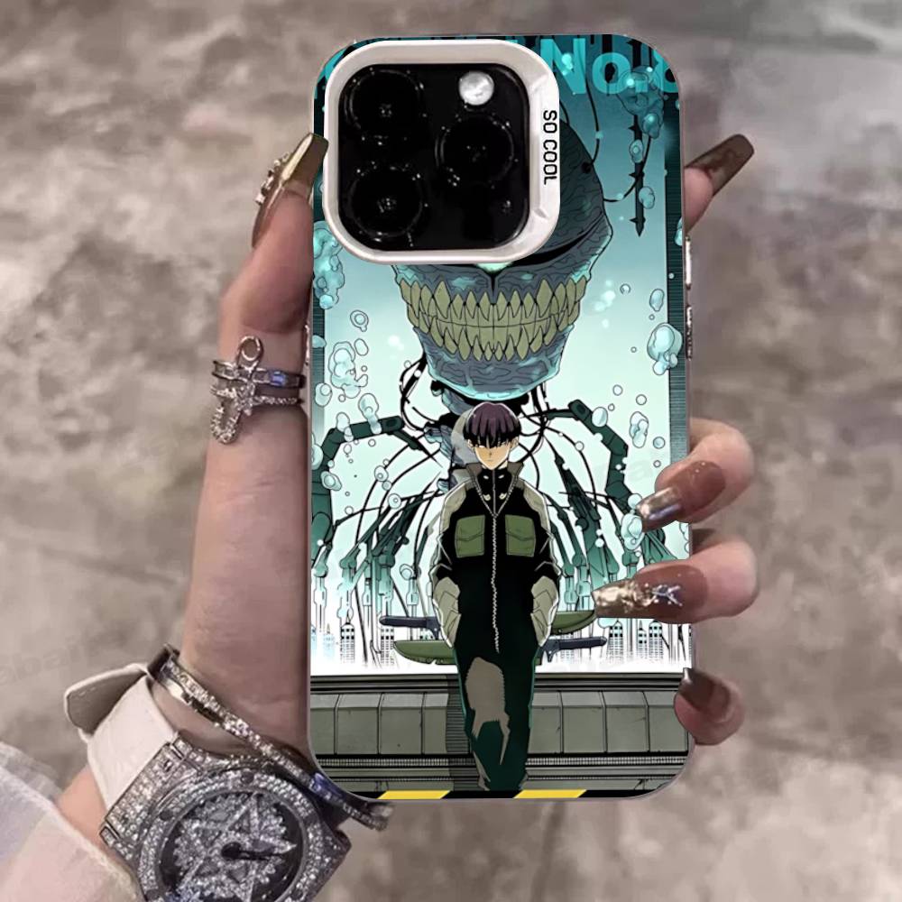 Japan Classic Comics K-Kaiju No8 Anime Colorful Phone Case For IPhone 17 16 15 14 13 12 11 Pro Max Plus Matte Cover