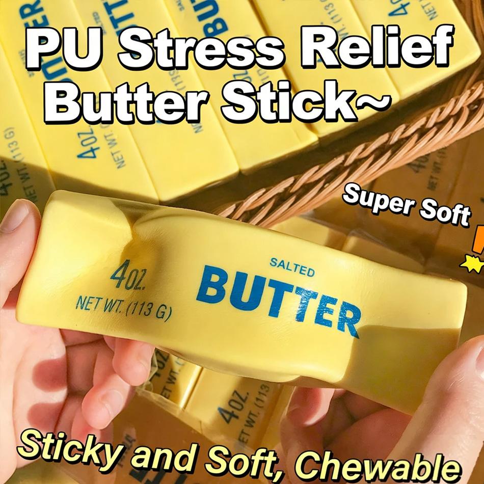Zealous Sole Women's Squishy Super Big Butter Stick Slow Rising Fidget Toy Giant Butters Sticks Moist Squeeze Toy For Adults Kids Autism Girls Gifts