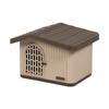 Rainproof Insulated Semi-Enclosed Small Dog House for Indoor/Outdoor Use