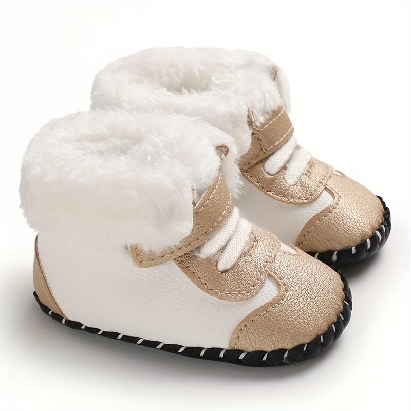 

Детские Мальчики Девочки Каваи Милые Теплые Плюшевые Пинетки Удобные Дышащие Снежные Ботинки Младенец Новорожденный Превосходные Пинетки 13cm