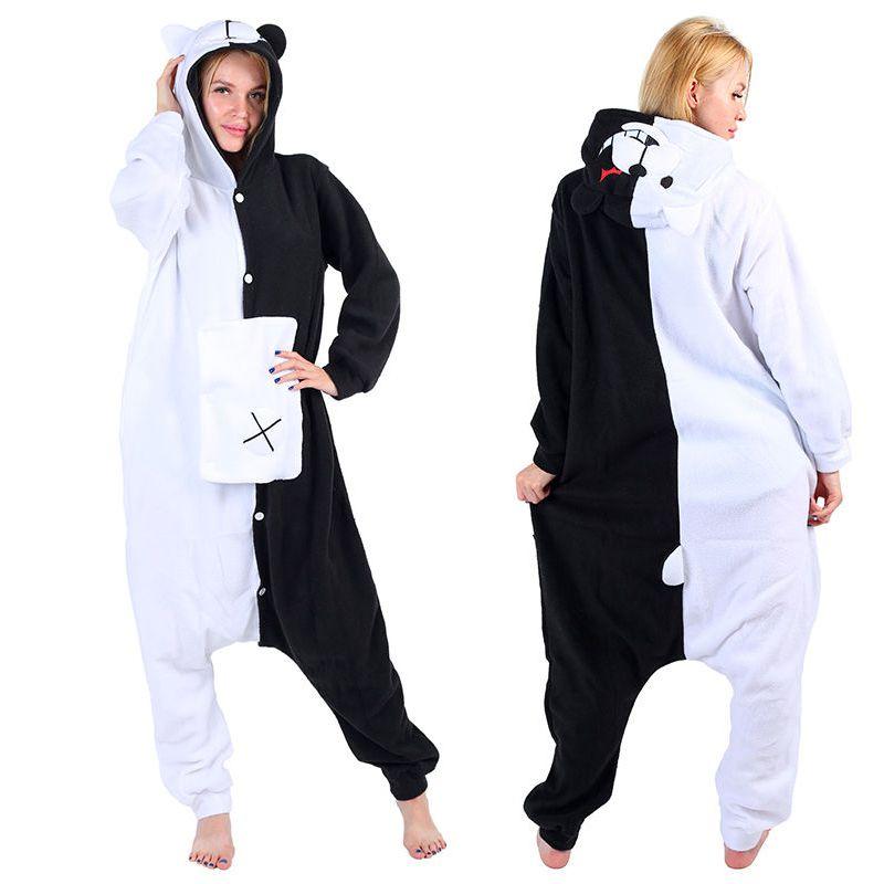 Gemütlicher Danganronpa Monokuma Unisex Schlafanzug Overall Für Ein Bequemes Schlaferlebnis