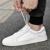 Casual Board Shoes Men's Shoes Autumn First Layer Cowhide White Shoes Sports Shoes Trendy Shoes