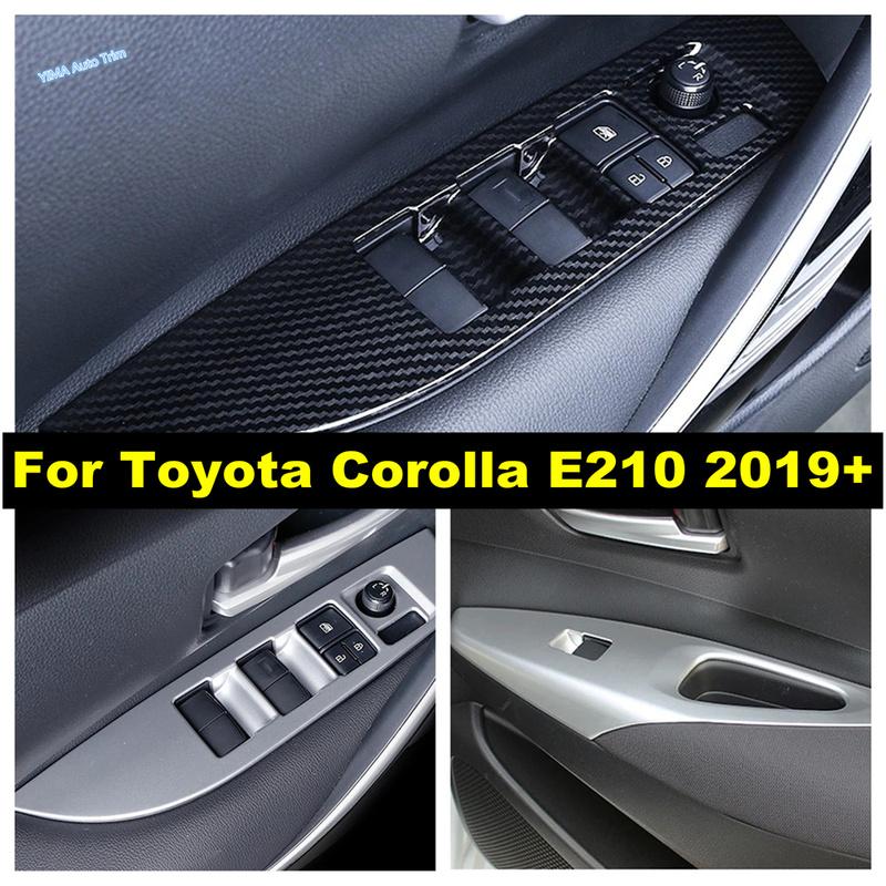 For Toyota Corolla E210 2024 2025 LHD ! Car Accessories Door Window Glass Lift Switch Button Cover Trim