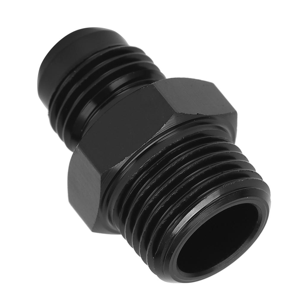 Rett drivstoffslangekobling 6AN til 38NPT 6061?T6 Aluminium Adapterkobling Svart Biltilbehør