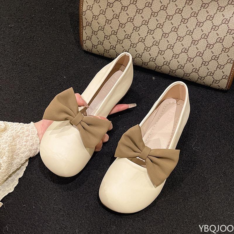 Fashion Single Shoes Spring Summer New Low Heel Sweet  Women's Shoes Gentle Tempera Ment Versatile Simple Comfortable Shoes