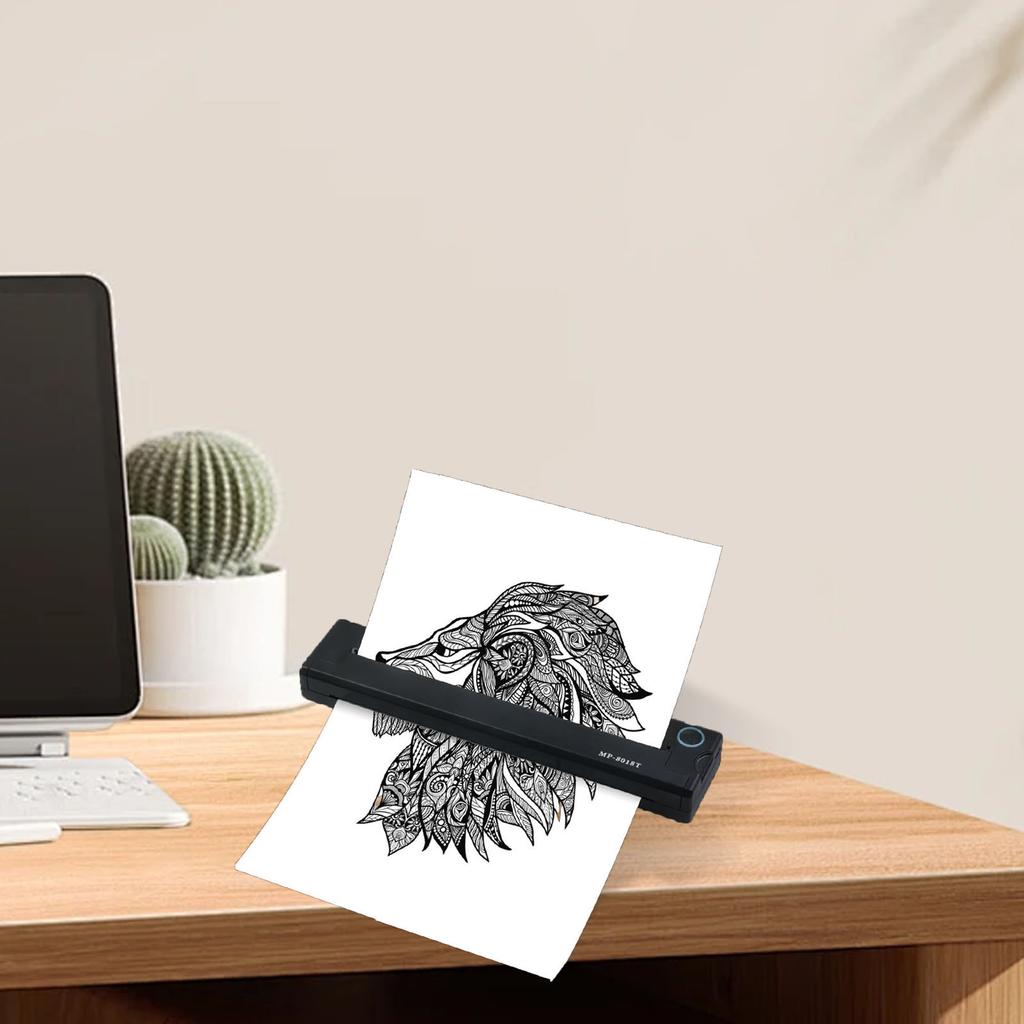 Stencil Printer Support for   Laptop, Travel Portable Wireless Thermal Printing for Transfer Paper 210mm 218mm