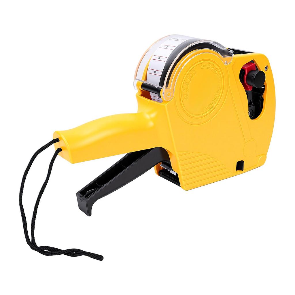 Handheld Price Tag Gun 10000 Labels and 2 Ink Roller Portable Pricing Dating Coding Machine for Retail Store