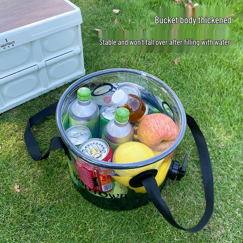 HODTOWN Portable Collapsible Bucket with Spout