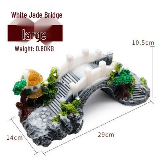 Aquarium Deko Set: Künstliche Felsbrücke & Felslandschaft für Aquariengestaltung