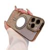 New iPhone18 mobile phone case electroplating flash drill 17 magnetic charging mirror Apple 15 Pro Max protective case