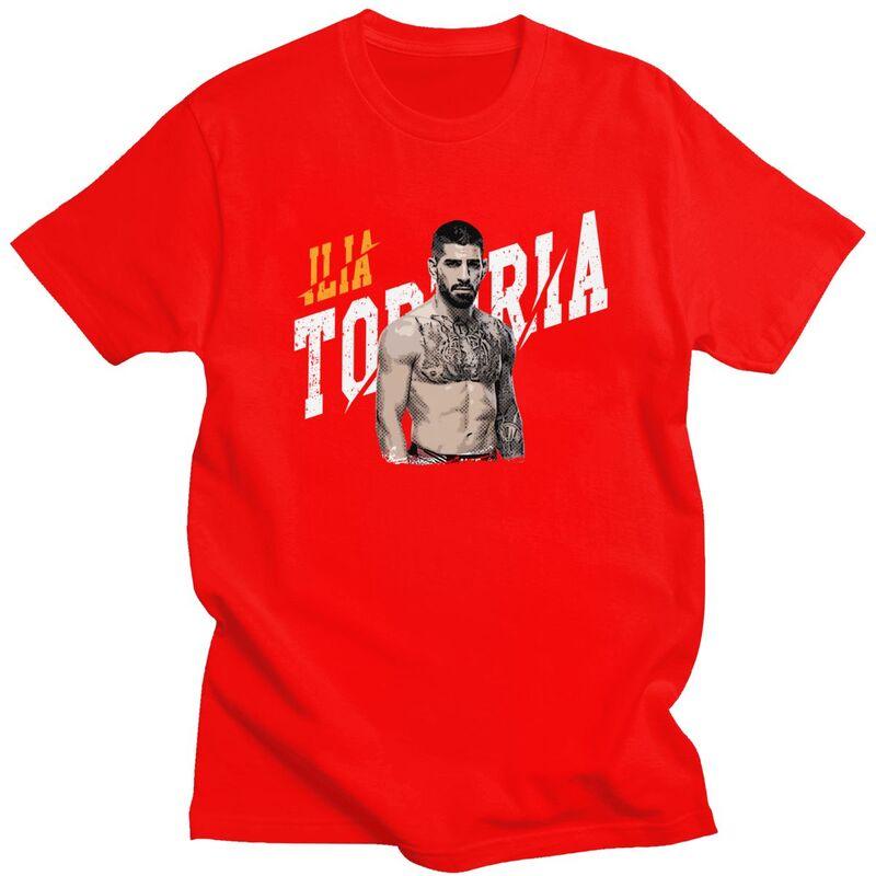 

Custom Classic Ilia Topurias T Shirt Men Short Sleeved Cotton Tshirt Leisure Spain Boxer Tee Tops Graphic Tshirt S