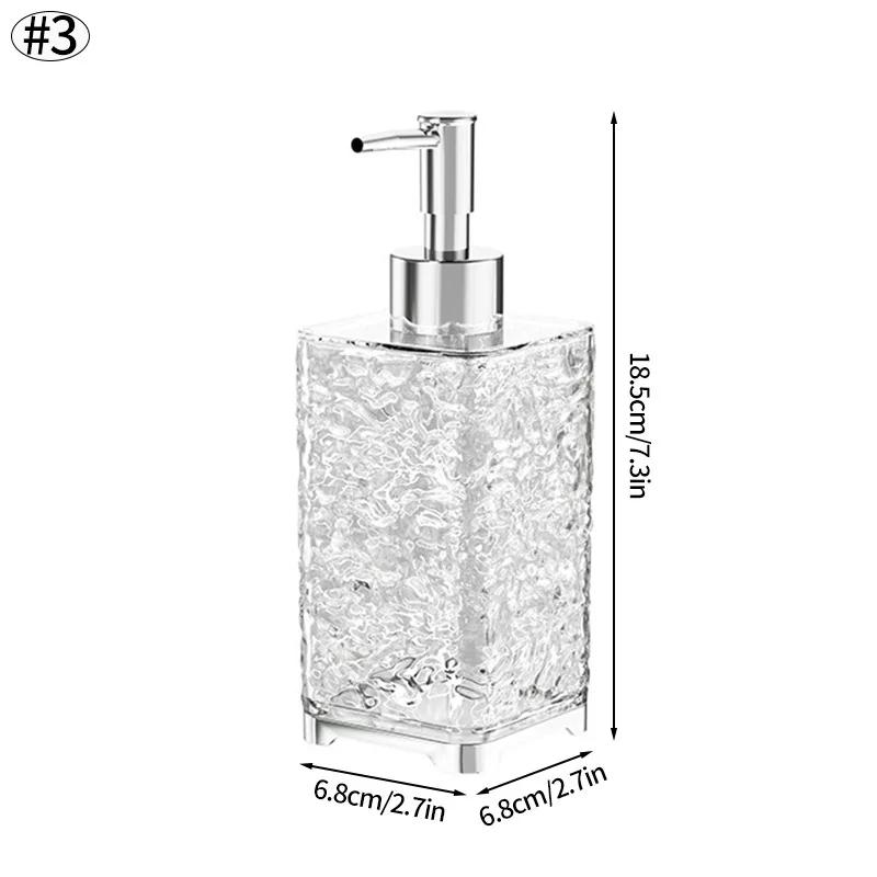 

400 мл пластиковый дозатор для мыла, флакон для дозирования мыла, легкий роскошный прозрачный дезинфицирующее средство для рук, шампунь, лосьон, жидкий контейнер