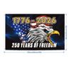 Bandiera Commemorativa del 250° Anniversario della Nascita dell'America Striscione Patriottico USA per il Giorno dell'Indipendenza Regalo da Collezione Storica 90x150cm